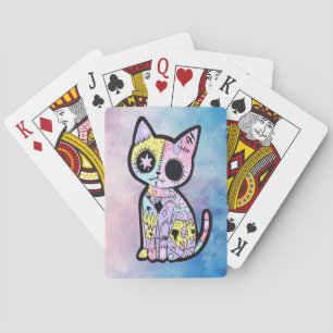 Jeu De Cartes Cute Kawaii Pastel Goth Patchwork Gothique Déplais