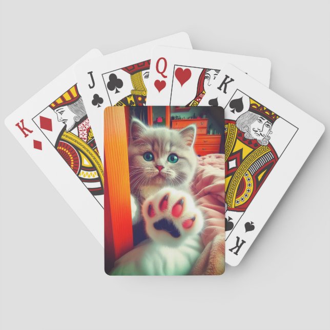 Jeu De Cartes Cute Kitten (dos)