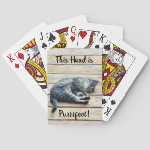 Jeu De Cartes Cute Kitten Chat Pun Drôle Jeux Cartes