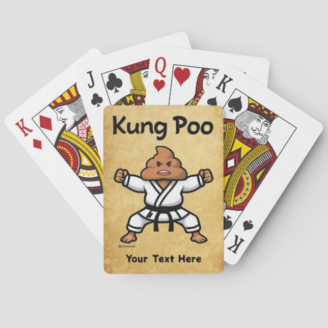 Jeu De Cartes Cute Kung Poo Karate (dos)
