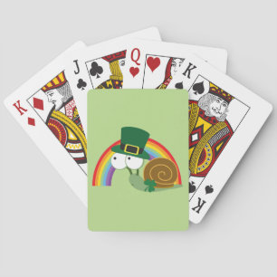 Jeu De Cartes Cute Leprechaun Snail