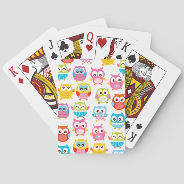 Jeu De Cartes Cute Litte Owls (dos)