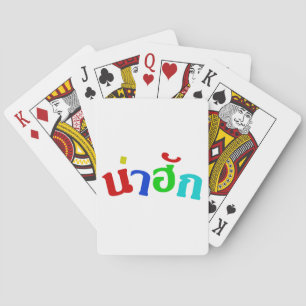 Jeu De Cartes Cute ♦ Nahuk Dans Le Dialecte Isan Thaïlandais ♦