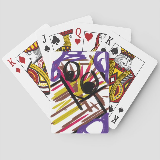Jeu De Cartes Cute onde de poulpe (dos)