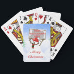 Jeu De Cartes Cute photo snowman Christmas playing cards<br><div class="desc">Cute photo snowman Christmas Party card deck, featuring a Snowman wearing a red and green hat and scarf holding a wooden photo frame in his twig hands. Your photograph can be placed in the photo holder via our easy to use template. All text is customizable to create your unique personalized...</div>