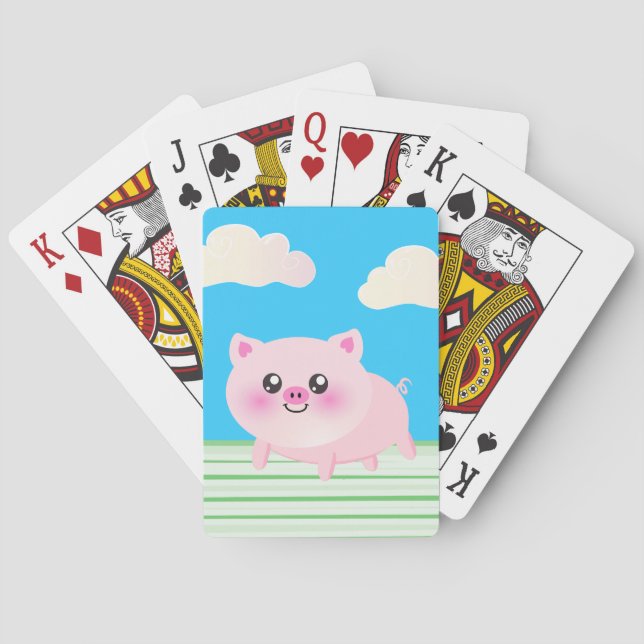 Jeu De Cartes Cute pig (dos)