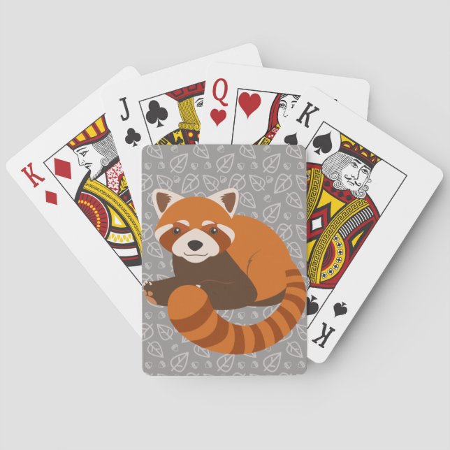 Jeu De Cartes Cute Red Panda (dos)