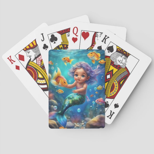Jeu De Cartes Cute sirène (dos)