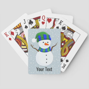 Jeu De Cartes Cute Snowman Design Classic Playing Cartes