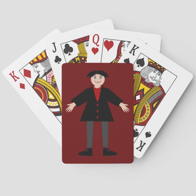 Jeu De Cartes Cute Vampire Halloween (dos)