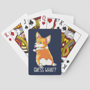 Jeu De Cartes Cute Welsh Pembroke Corgi Butt Devine Quel Gag