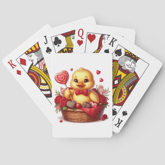 Jeu De Cartes Cute/Whimisical Valentine's day cank (dos)