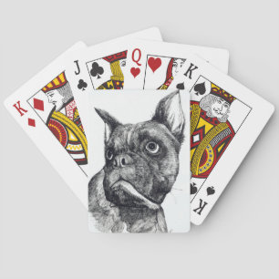 Jeu De Cartes Cutesse de chien de boxe