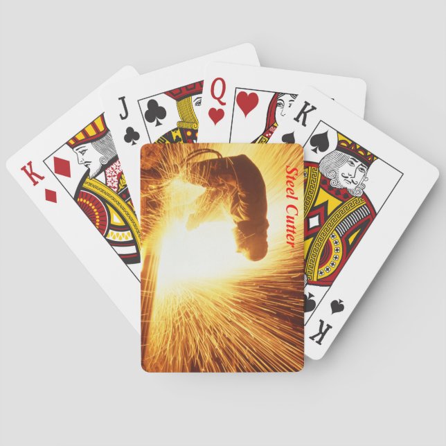 Jeu De Cartes Cutter en acier (dos)