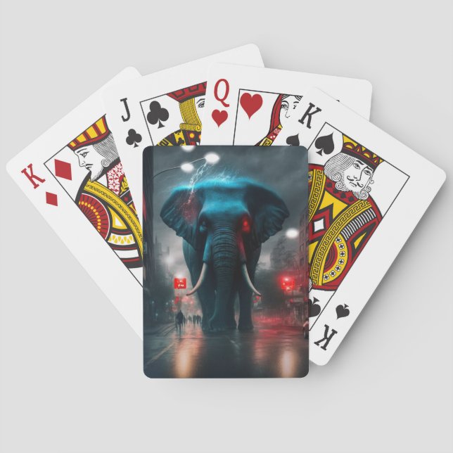 Jeu De Cartes Cyber Elephant (dos)