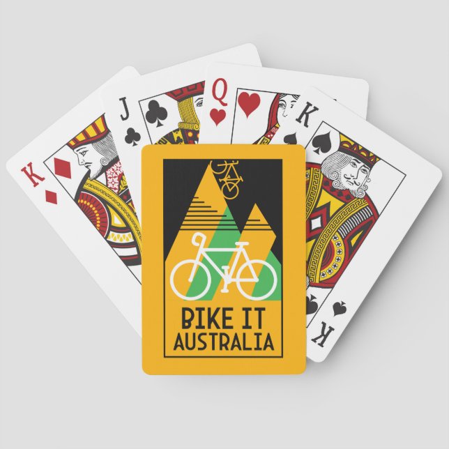 Jeu De Cartes Cyclisme Australie (dos)