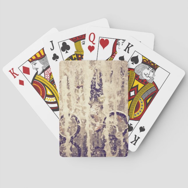 Jeu De Cartes Cyclisme sous la pluie (dos)