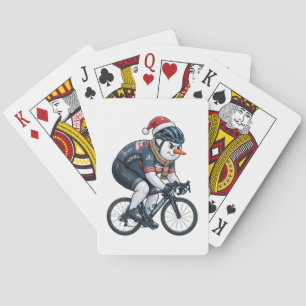 Jeu De Cartes Cycliste Bonhomme de Neige Noël 2026 Cyclisme de F