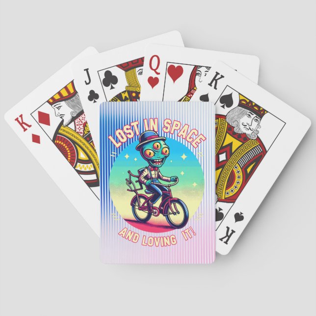 Jeu De Cartes Cycliste cosmique (dos)