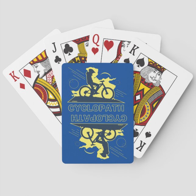 Jeu De Cartes CYCLOPATH drôle VTT idée cadeau (dos)