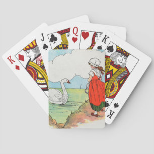 Jeu De Cartes Cygne, Cygne au-dessus de la mer Mère Goose Nurser