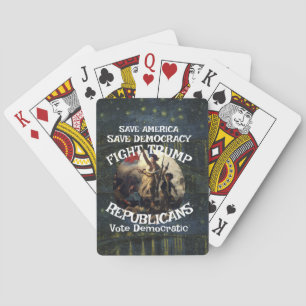 Jeu De Cartes Czar Rue menteur Trump POTUS patriotique MAGA Trai