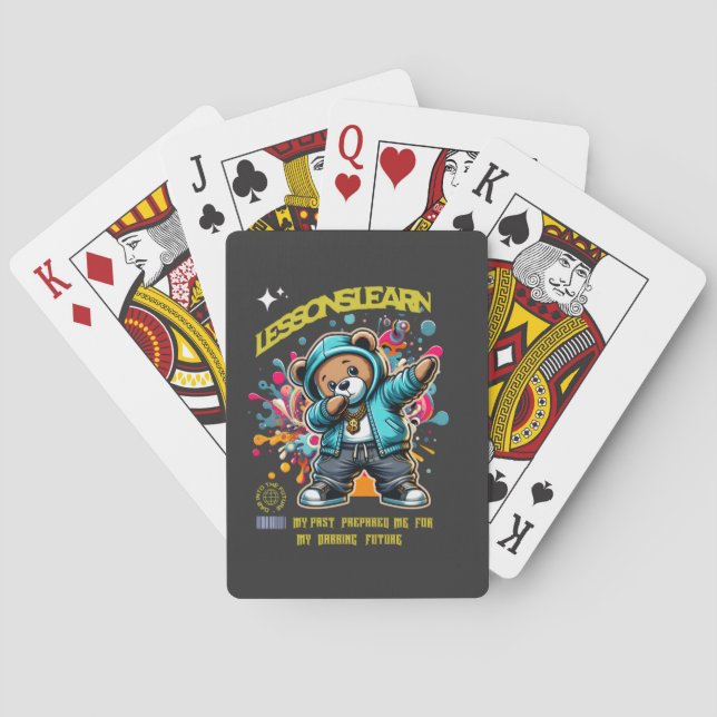 JEU DE CARTES DABBING FUTURE LESSONS LEARN GAME CARDS (dos)