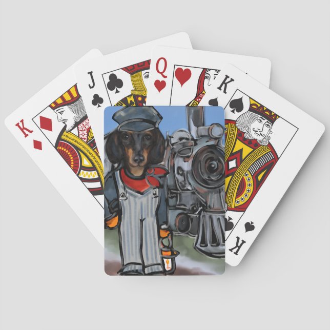 JEU DE CARTES DACHSHUND     (dos)