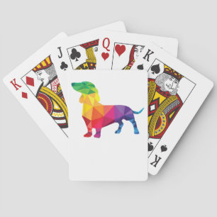 Jeu De Cartes Dachshund Gay pride LGBT Arc-en-ciel Cadeaux Chien