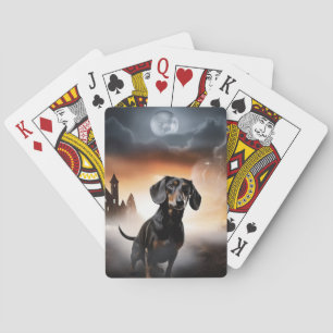 Jeu De Cartes Dachshund Halloween Épouvantable