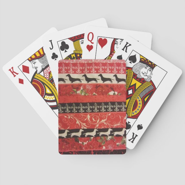 Jeu De Cartes Dachshund Parade (dos)