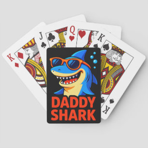 Jeu De Cartes Daddy Shark Fêtes des pères cadeaux