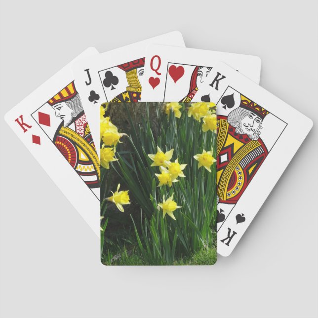 Jeu De Cartes Daffodiques de printemps (dos)