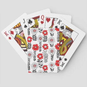 Jeu De Cartes Daisy dooda en rouge et noir
