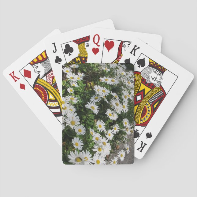 Jeu De Cartes Daisy Jouer des cartes avec des marguerites (dos)