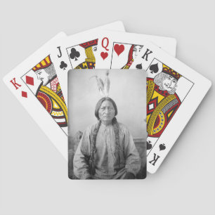 Jeu De Cartes Dakota Leader assis Bull Amérindien