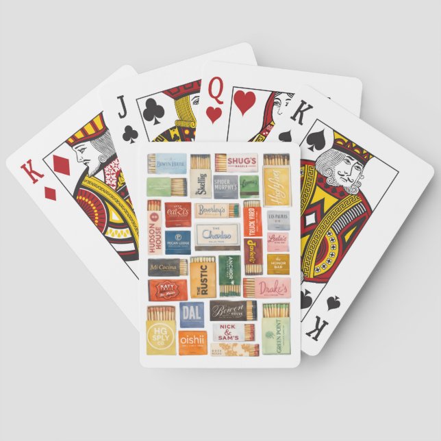 Jeu De Cartes Dallas Matchbook Classic Playing Cards (dos)