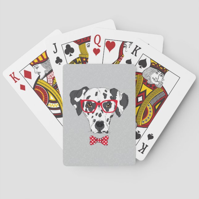 Jeu De Cartes Dalmatien à la mode (dos)