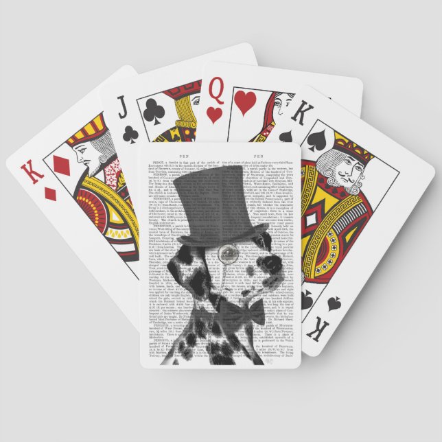 Jeu De Cartes Dalmatien, Hound officiel et Casquette (dos)