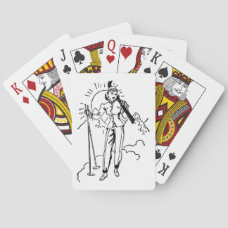 Jeu De Cartes Dame de ski rétros