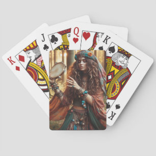 Jeu De Cartes dame gypse