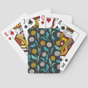 Jeu De Cartes Dandelion de printemps Fleurs et design Feuille