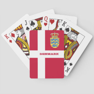 Jeu De Cartes Danemark Jeux Drapeaux, Danemark Jouer des cartes