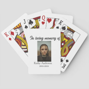 Jeu De Cartes Dans la mémoire d'amour d'ajouter nom mémorial gar