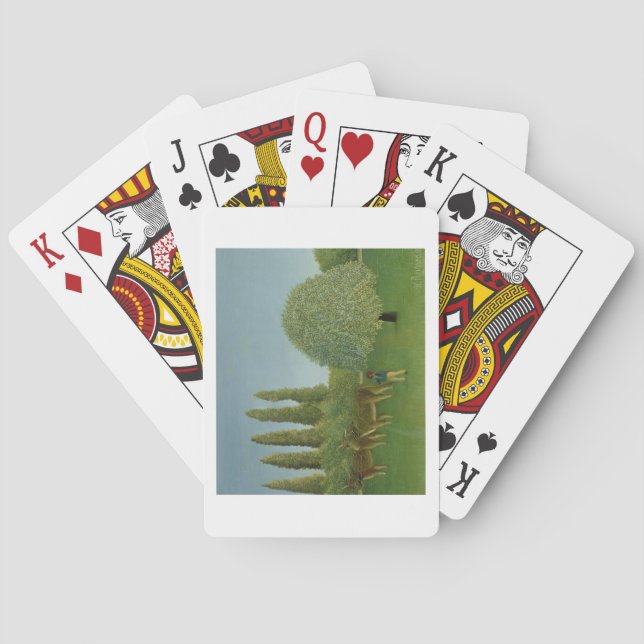 Jeu De Cartes Dans les champs, 1910 (dos)