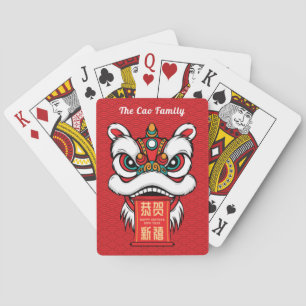 Jeu De Cartes Danse du lion pour le Nouvel An lunaire