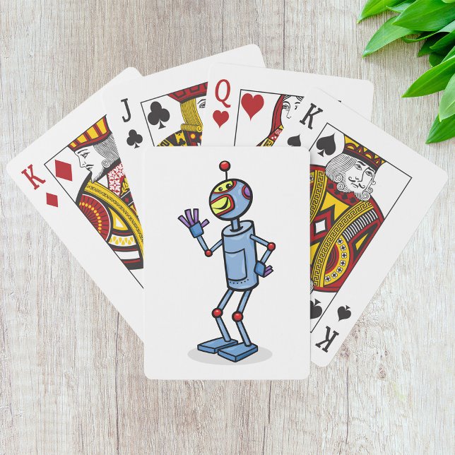 Jeu De Cartes Danse Robot Jouer Cartes (Créateur téléchargé)