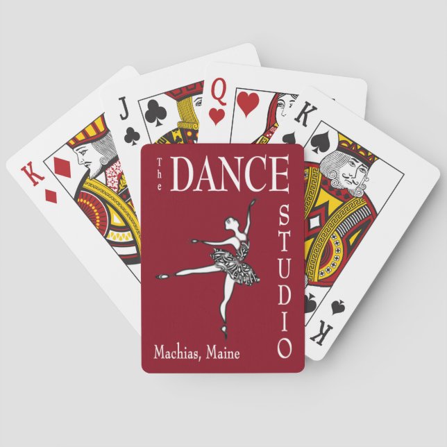 Jeu De Cartes DANSE STUDIO jouer aux cartes (dos)