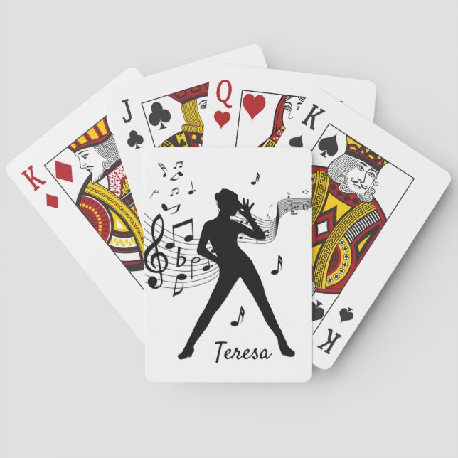 Jeu De Cartes Danseur à claquettes moderne personnel (dos)