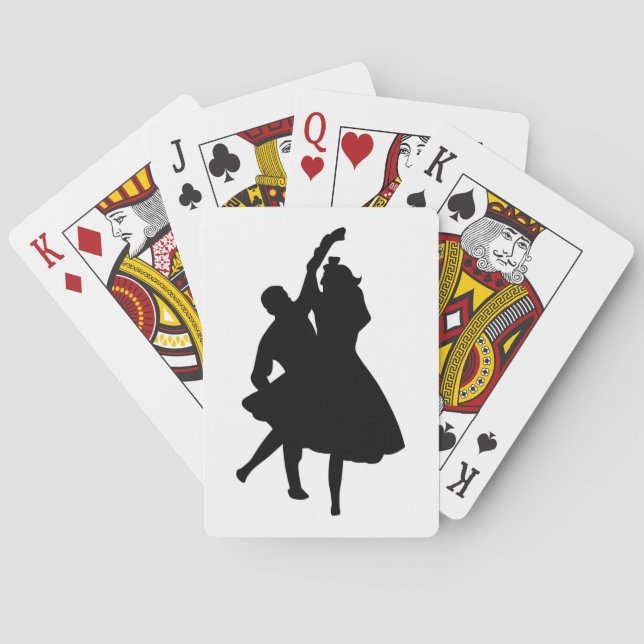 JEU DE CARTES DANSEURS DE SILHOUETTE (dos)